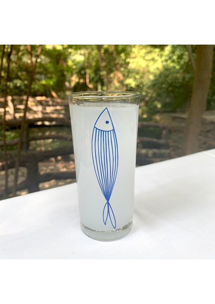 Smooth Fish / Balık Baskılı Paşabahçe Rakı Kadehi