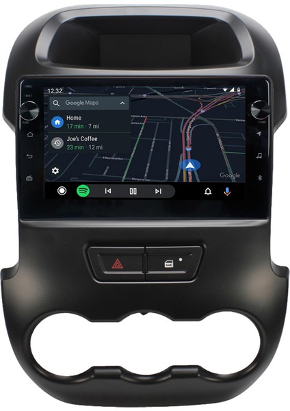 Ford Ranger Android Multimedya Carplay Oem 4gb RAM+64GB HDD 2012-2015 Navigosyan Tuşlu Ekran
