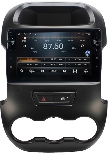 Ford Ranger Android Multimedya Carplay Oem 4gb RAM+64GB HDD 2012-2015 Navigosyan Tuşlu Ekran
