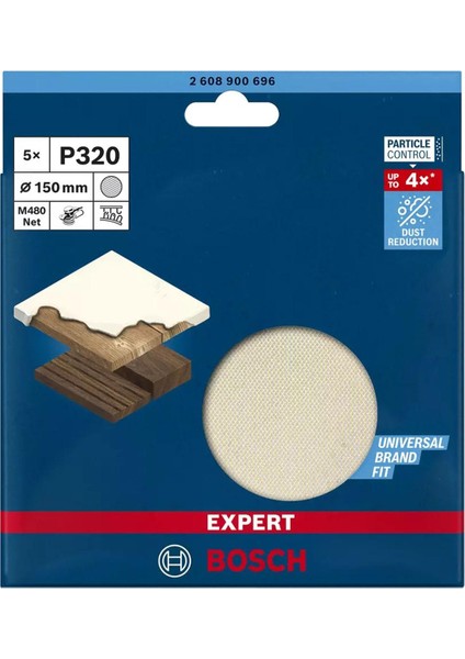 M480 150 mm 320 Kum Elek Telli Ağ Zımpara 2608900696 modelleri