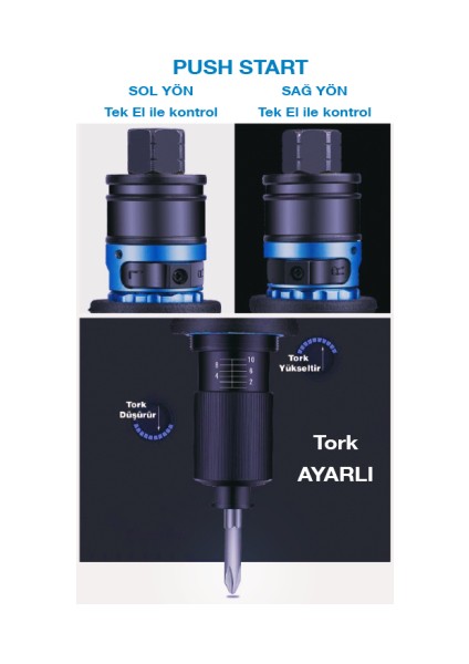 ET-3165 6mm. 300 Rpm Shut-Off Düz Havalı Tornavida fiyatları