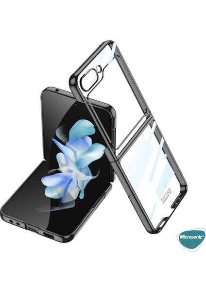 Samsung Galaxy Z Flip 5 Kılıf Shell Platinum Siyah