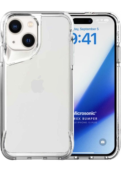 Apple iPhone 15 Plus Kılıf Trex Bumper Şeffaf