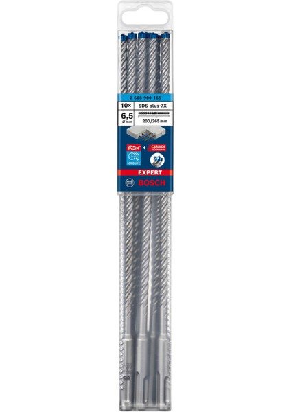 Expert 6.5X265 mm 10’lu Yeni Sds Plus-7x Matkap Ucu 2608900165 fiyatları