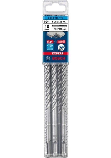Expert 10X215 mm 10’lu Yeni Sds Plus-7x Matkap Ucu 2608900171 fiyatları