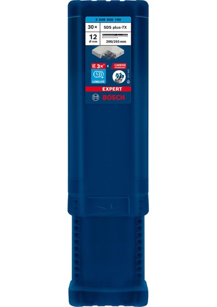 Expert 12X265 mm 30’lu Yeni Sds Plus-7x Matkap Ucu 2608900190 fiyatları