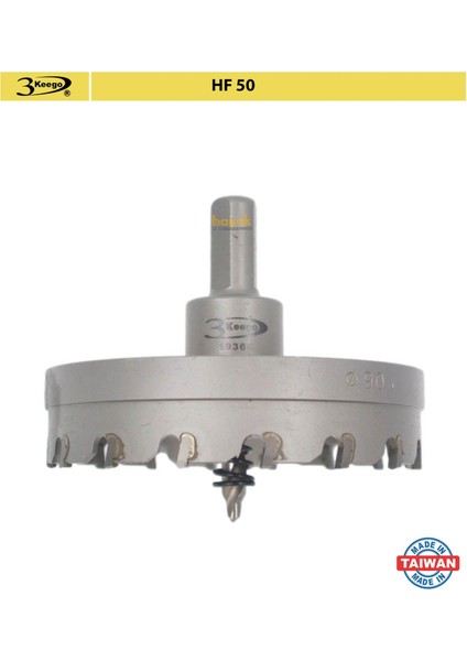 90 mm Elmas Uçlu Paslanmaz Için Panç HF50