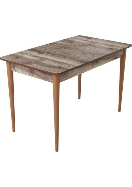 Mbi Konsept yemek Masası 72*112 cm 1. Kalite Sabit Mdf Lam Masa gürgen Ağacı Ayak