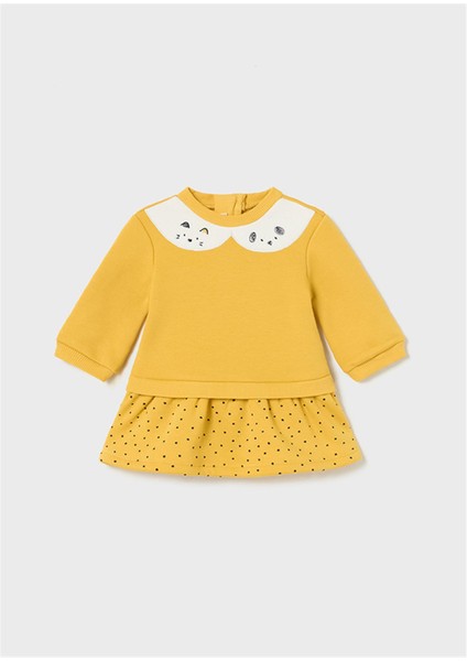 Yenidoğan Kız Sweatshirt Elbise