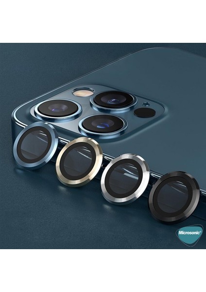 Apple iPhone 15 Pro Tekli Kamera Lens Koruma Camı Lacivert modelleri
