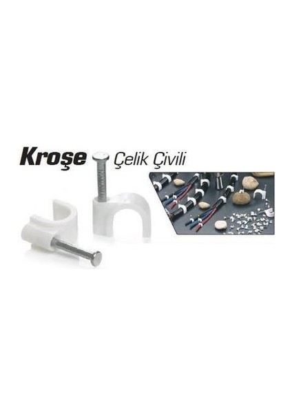 Çelik Çivili Kroşe No:6 100 Adet
