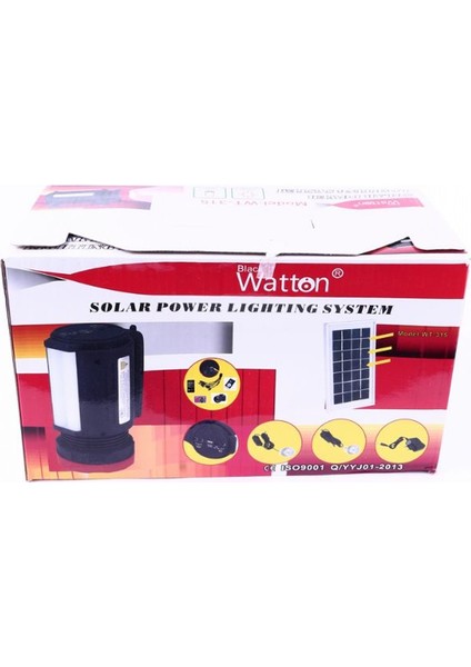 Solar Güneş Enerjili Fener Işıldak LED Ampül Watton WT-315 fırsatları