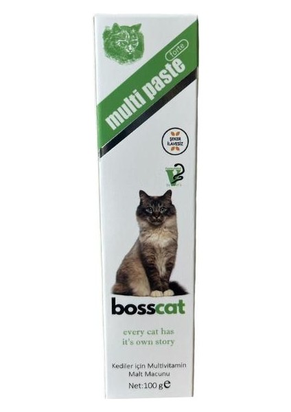 Bosscat Multivitamin Malt Macun 100 gr