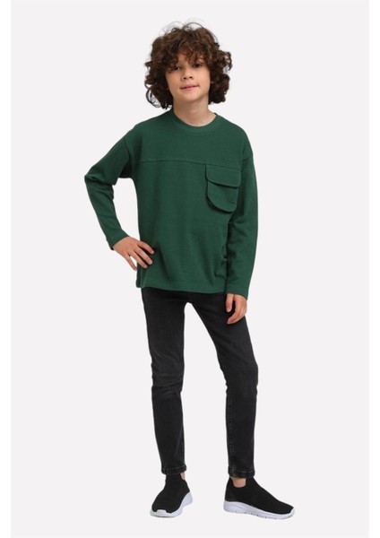 Erkek Çocuk Ultra Esnek Denim Pantolon 2396 Siyah