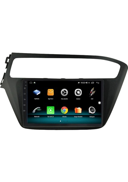 Hyundai I20 Android 13 Multimedya Carplay 4gb RAM+64GB HDD 2018-2020 Navigasyon Ekran