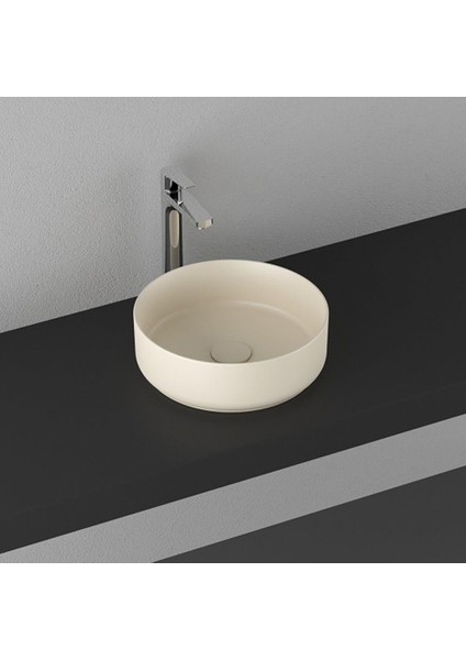 Infinity Tezgah Üzeri Lavabo Lavabo 36 cm Fil Dişi Ext. Dekorsuz 10NF65036-2K