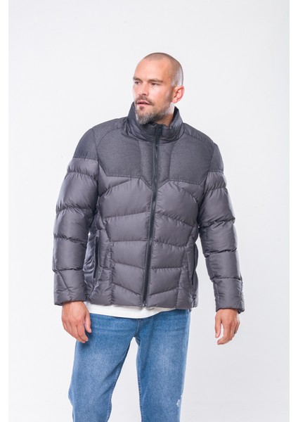 K231 Erkek Gri Şişme Mont fiyatları