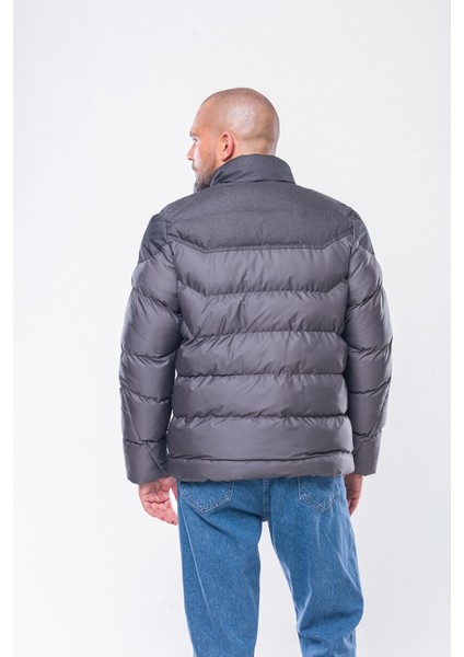 K231 Erkek Gri Şişme Mont fırsatları