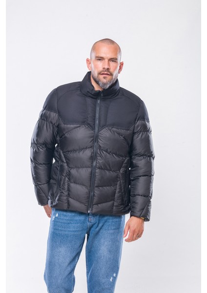 K231 Erkek Siyah Şişme Mont fiyatları