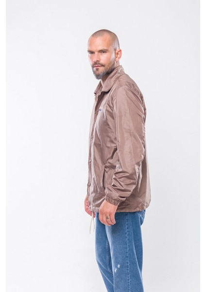 K238 Erkek Bej Ince Mevsimlik Koç Montu modelleri