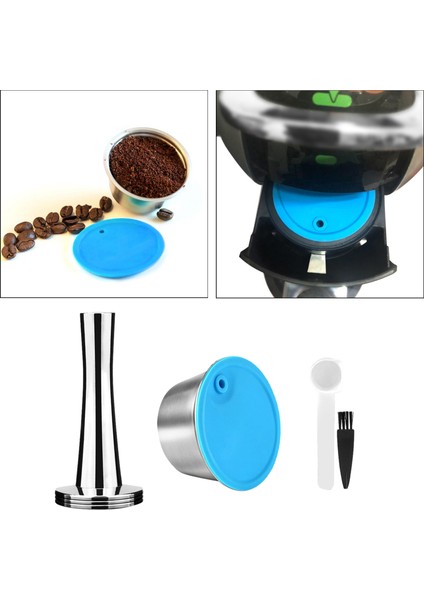 Espresso Doldurulabilir Kapsül Pod Filtresi 4'Lü Set (Yurt Dışından)