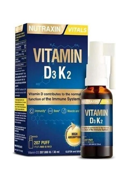 Vitamin D3K2 30 ml