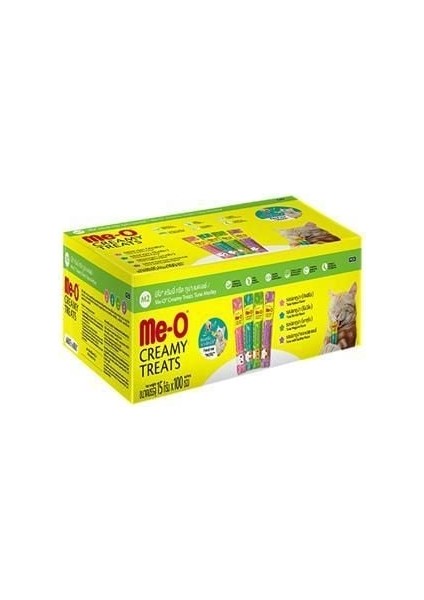 Me-O Creamy Tuna Medley Ton Balığı Çeşitleri 15 gr 100 adet