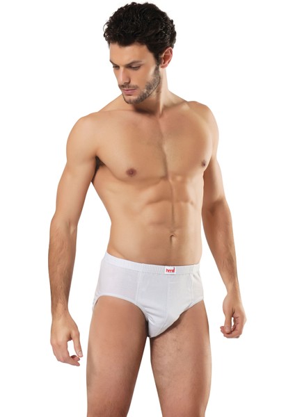 Beyaz 4 Lü Paket Erkek Süprem Penye Pamuklu Slip EDY200B fiyatları