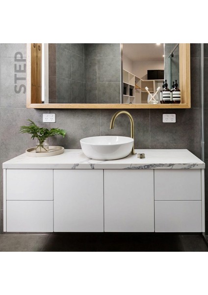 - Step 2 Delikli Çanak Tipi Lavabo Bataryası Mat Altın - 900528 fiyatları