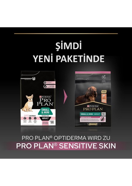 Pro Plan Small Mini Adult Sensetive Skin Somonlu Köpek Maması 3 kg - Marspet