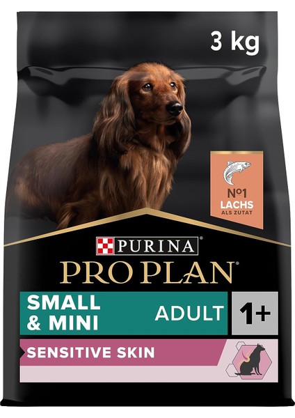 Pro Plan Small Mini Adult Sensetive Skin Somonlu Köpek Maması 3 kg - Marspet