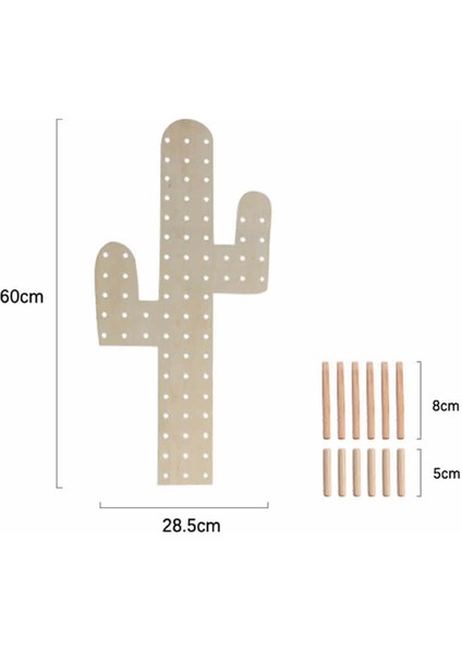 Miniminti Ahşap Kaktüs Duvar Panosu
