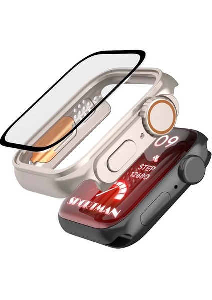 Apple Watch 44MM Uyumlu Ultra 49MM Görünüme Dönüştürücü Kasa ve Ekran Koruyucu fiyatları