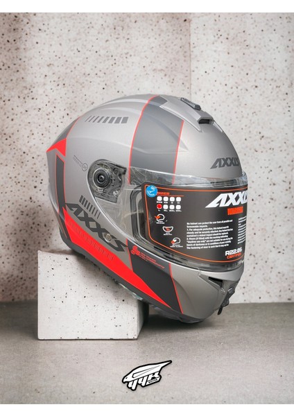 Draken Mp4 Red. ''2 Vizörlü'' + ''sticker'' Hediyeli, Mat Motosiklet Kapalı Kask fırsatları