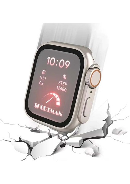 Apple Watch 40MM Uyumlu Ultra 49MM Görünüme Dönüştürücü Kasa ve Ekran Koruyucu modelleri