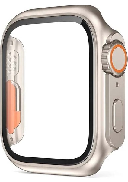 Apple Watch 40MM Uyumlu Ultra 49MM Görünüme Dönüştürücü Kasa ve Ekran Koruyucu fırsatları