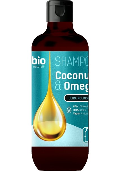 Şampuan Hindistan Cevizi Yağı ve Omega 3 Ultra Besleyici 355 ml