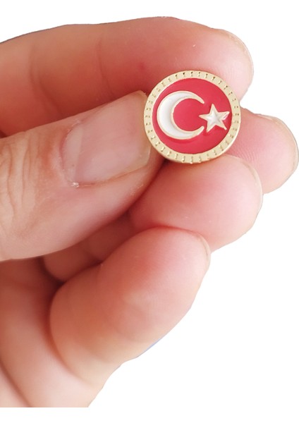 Gold Renk Türk Bayrağı Rozet ve Türkiye Yazılı Anahtarlık Set 1 Adet modelleri
