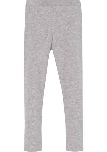 Açık Gri Melanj Basic Kız Çocuk Kışlık Tayt indirimleri