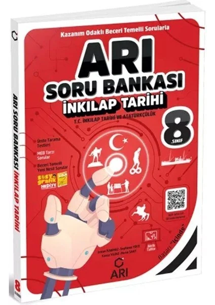 Arı Yayıncılık 8.Sınıf Tc Inkılap Tarihi ve Atatürkçülük Soru Bankası Yayınları