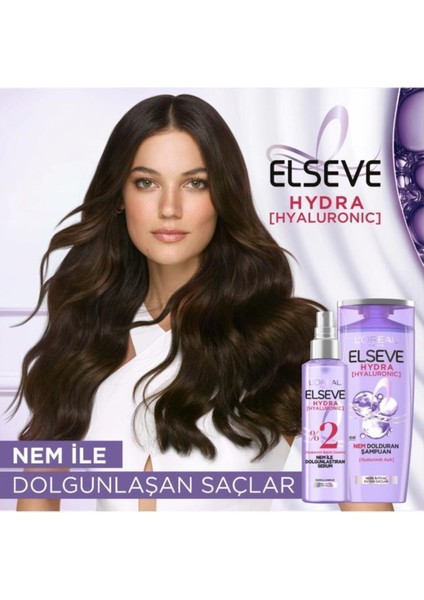 Elseve Hydra Nem ile Dolgunlaştıran Saç Bakım Serumu 150 ml x 2 Adet modelleri