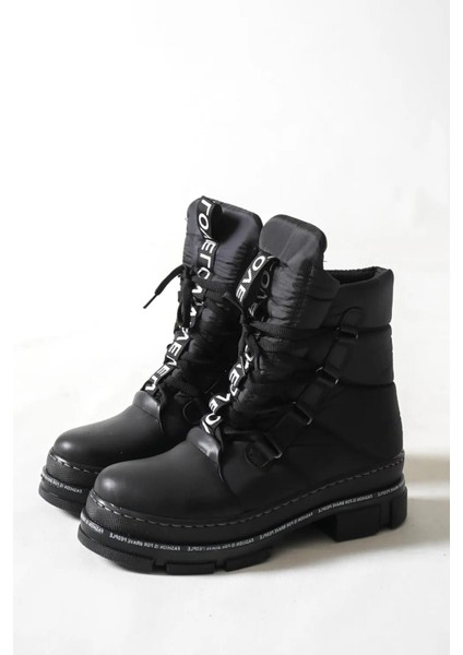 Kadın Fasion Siyah Paraşüt Kumaş Kar Botu fırsatları