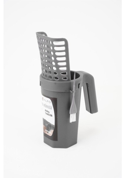 Yeni Nesil Mor Kedi Kumu Küreği Gri