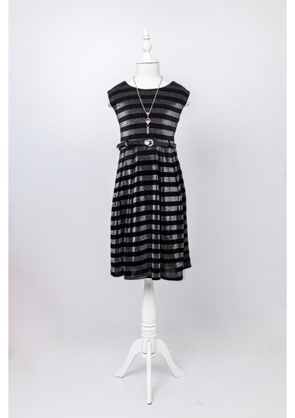 Ramon Artos Yaldız Simli Çizgili Hayal Tül Model Kız Çocuk Elbise fiyatları