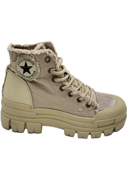 23K373 Bej Kadın Sneaker fiyatları