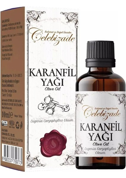 %100 Karanfil Uçucu Yağı 10 ml