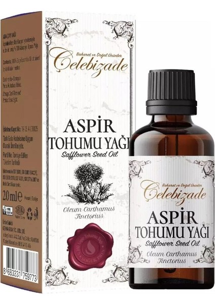 %100 Aspir Tohumu Yağı 20 ml