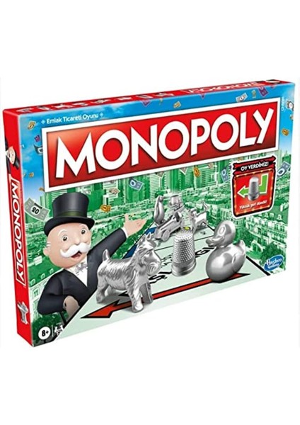 Hasbro Gaming Monopoly Kutu Oyunu, 8+ Yaş