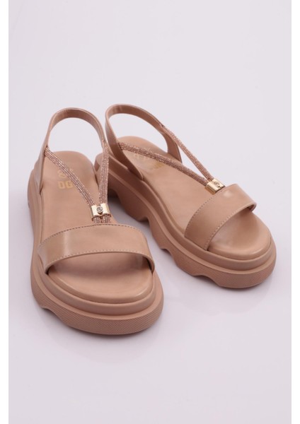 3511 Kadin Kalin Taban Taş Ipli Sandalet fiyatları