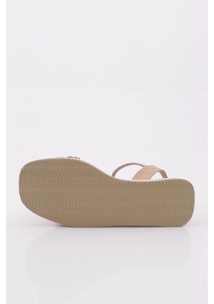 517 Kadin Hasir Örme Detayli Sandalet indirimleri